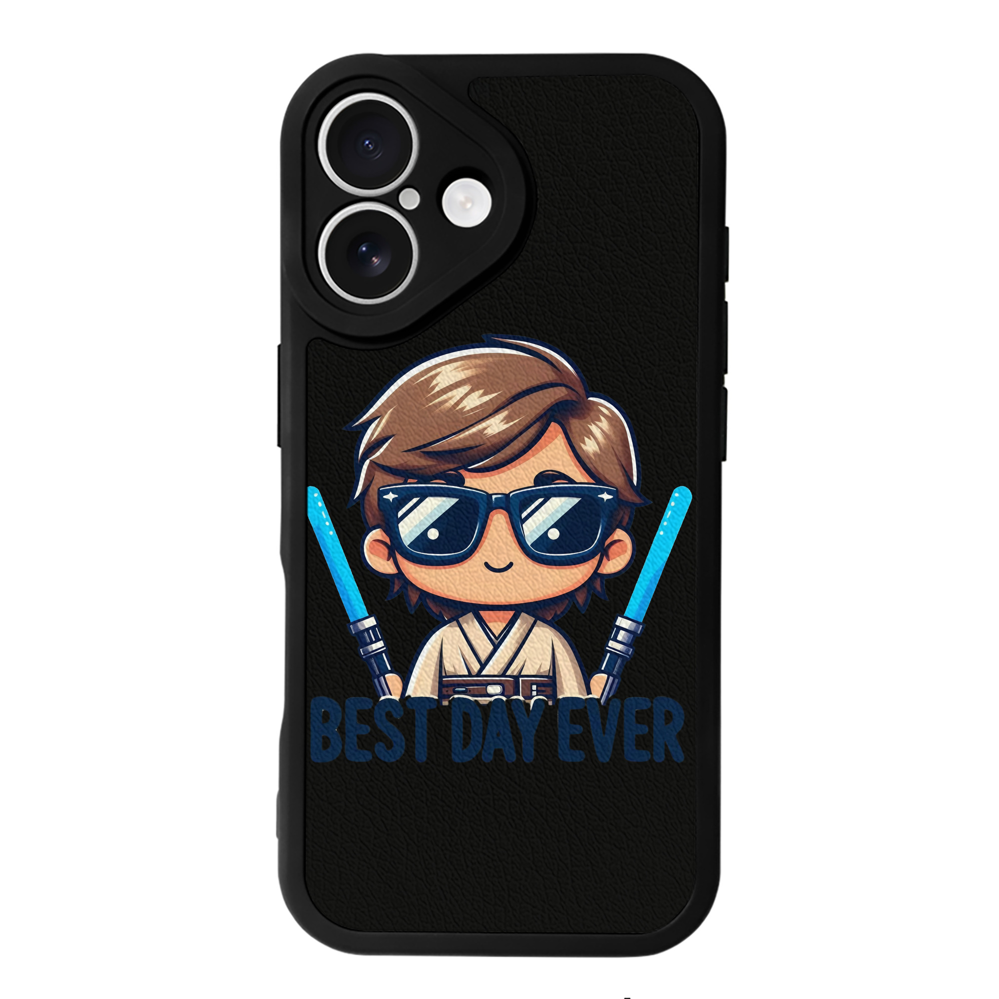 （画像用） スター・ウォーズ Star Wars 【iPhone 16シリーズ対応】シリコンスマホケース（レザー調） 材質：シリコン
